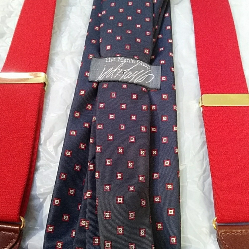 - Lord &Taylor tie&suspenders  $45+ Free suspenders - Picture 4 of 5